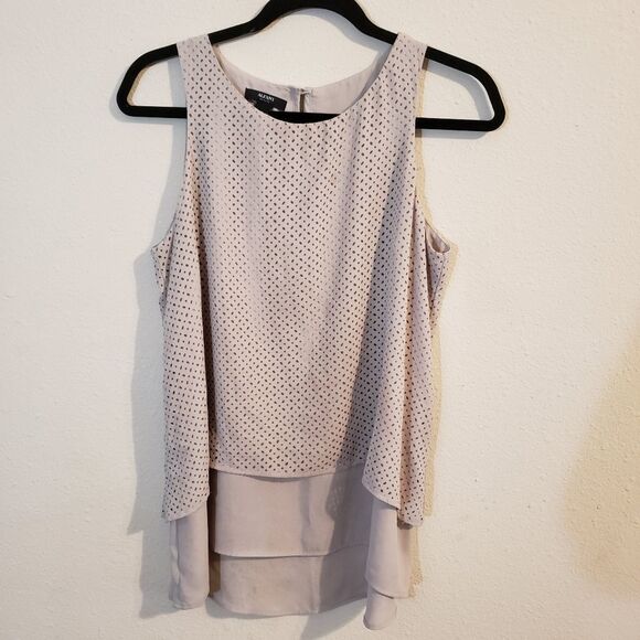 Alfani Tops - 10P Alfani tan layered blouse
